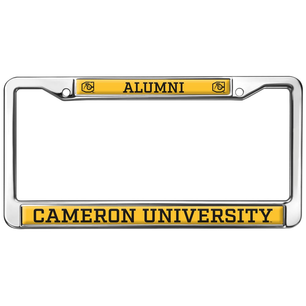 Cameron University Alumni Full Size Standard License Plate Metal Frame