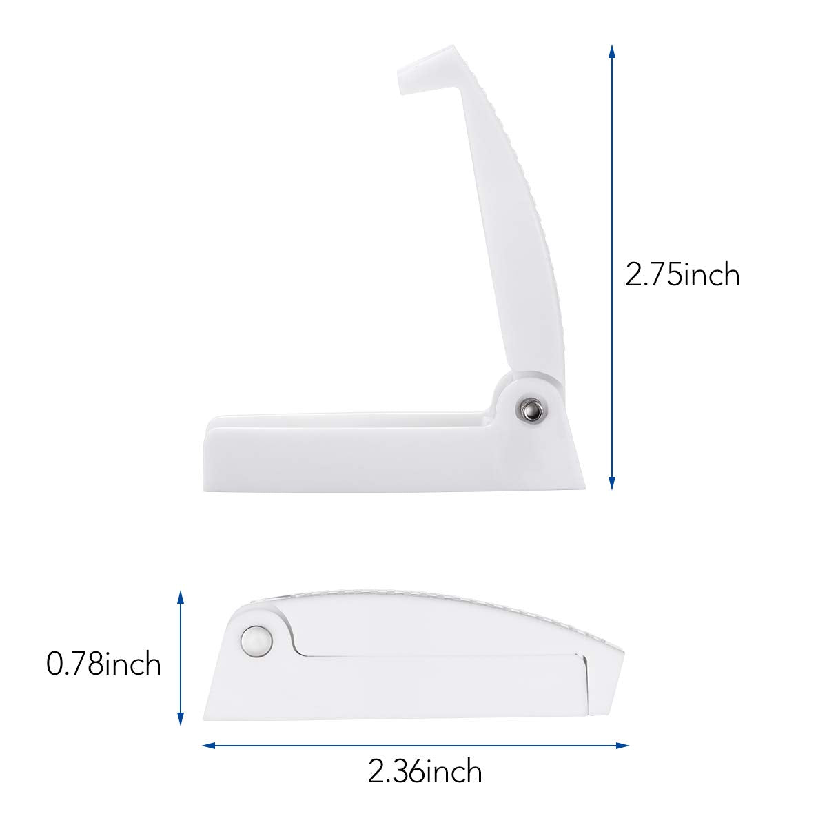 Miady Rv Baggage Door Catch -Holds Rv Baggage Compartments And Doors Open, Durable Material And Simple Installation- White