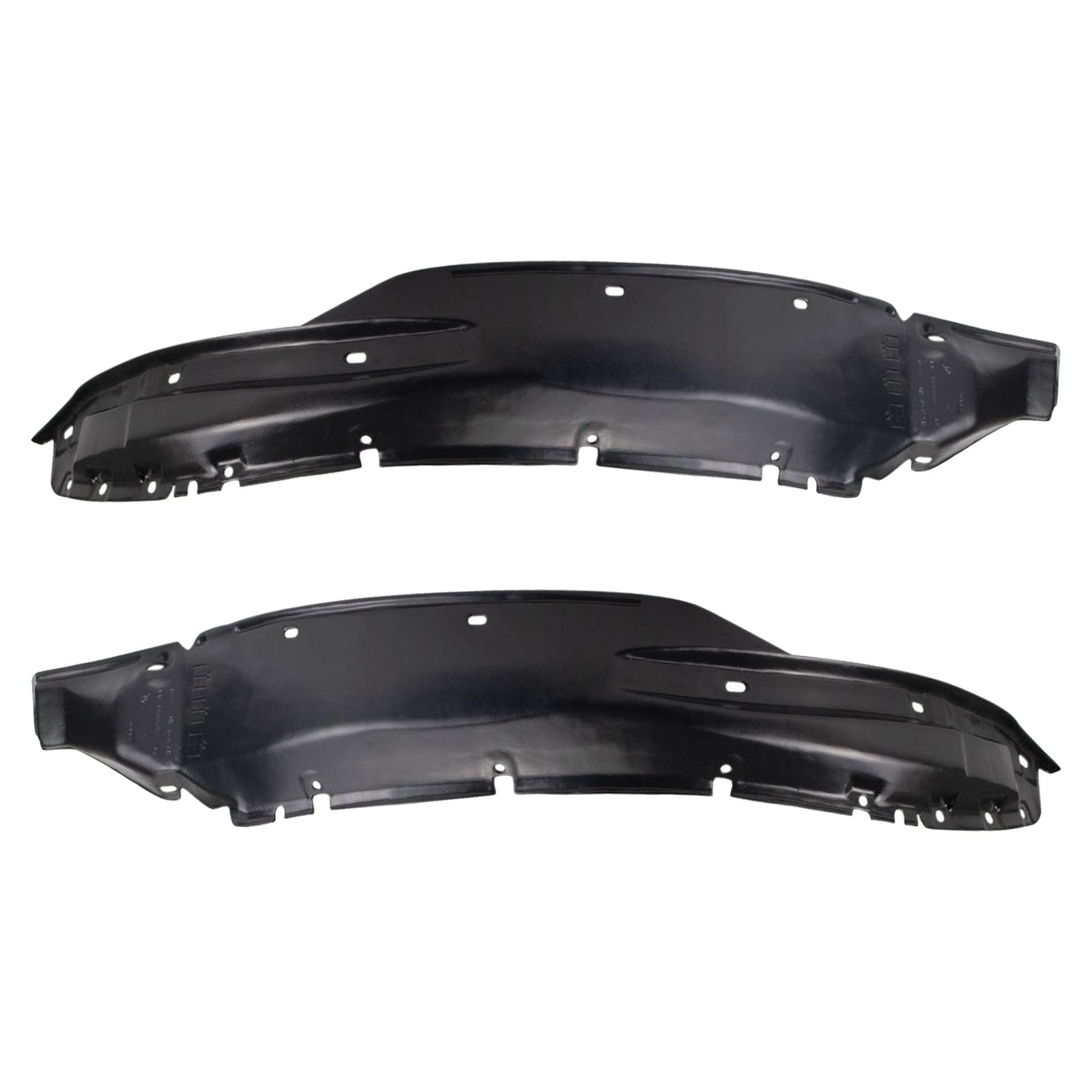 Trq Inner Fender Liner Set Compatible With 2000-2004 Mitsubishi Montero Sport Mi1248108 Mi1249108