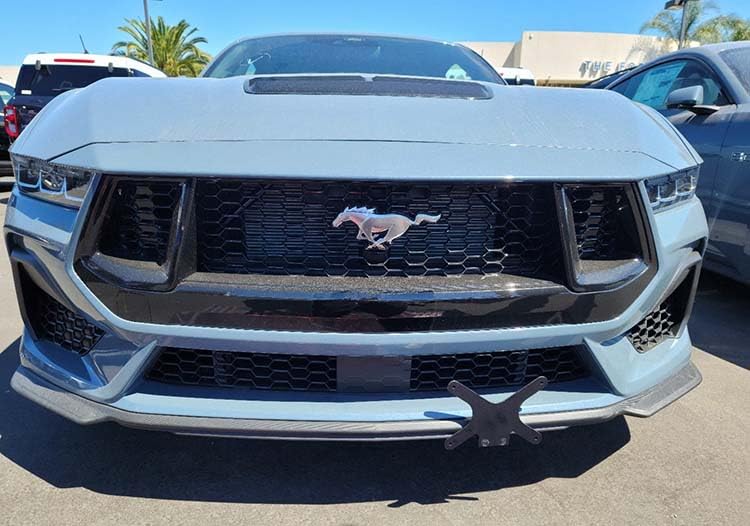 Sto N Sho Front License Plate Bracket Compatible With 2024 Ford Mustang With Performance Pack And With 401A Equipment Group Co-Pilot360 Assist + (Sns373A)