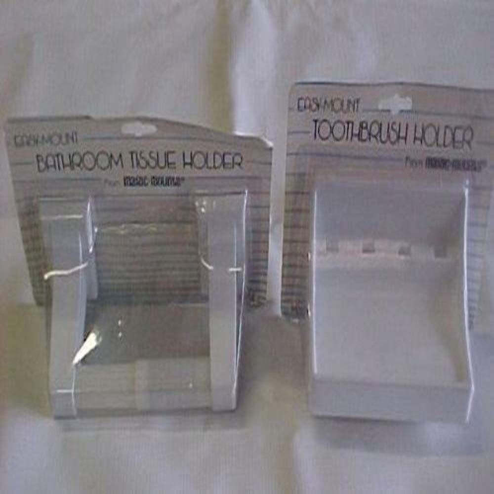 Magic Mounts 4584W Bath Tissue Holder 1Pk Wh
