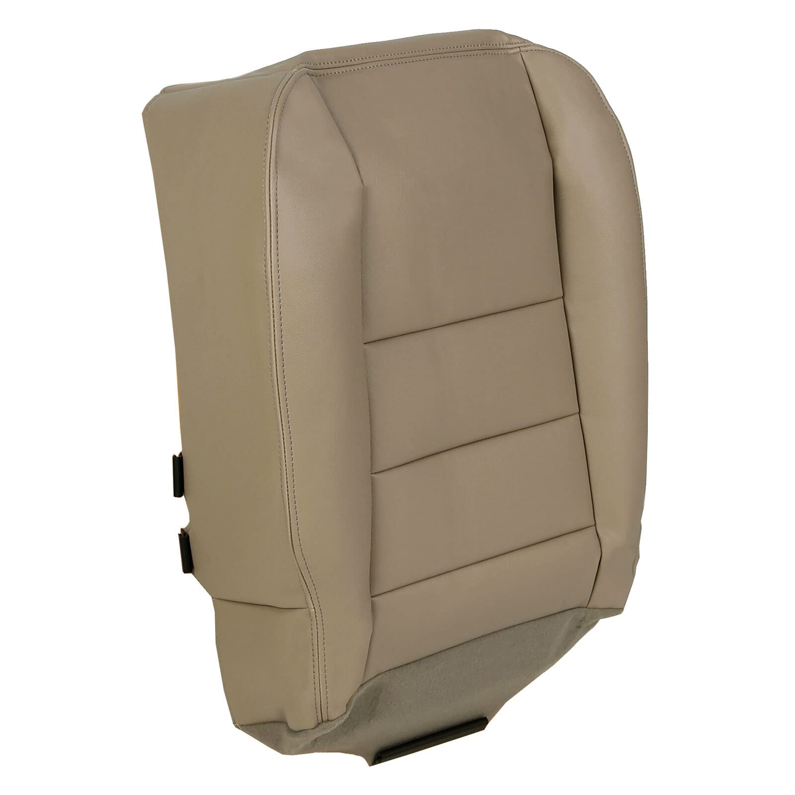 ECOTRIC Left Seat Cover Compatible with 2002-2007 Ford F250 F-350 Super Duty Lariat New Driver Seat Bottom Cushion Cover Replace
