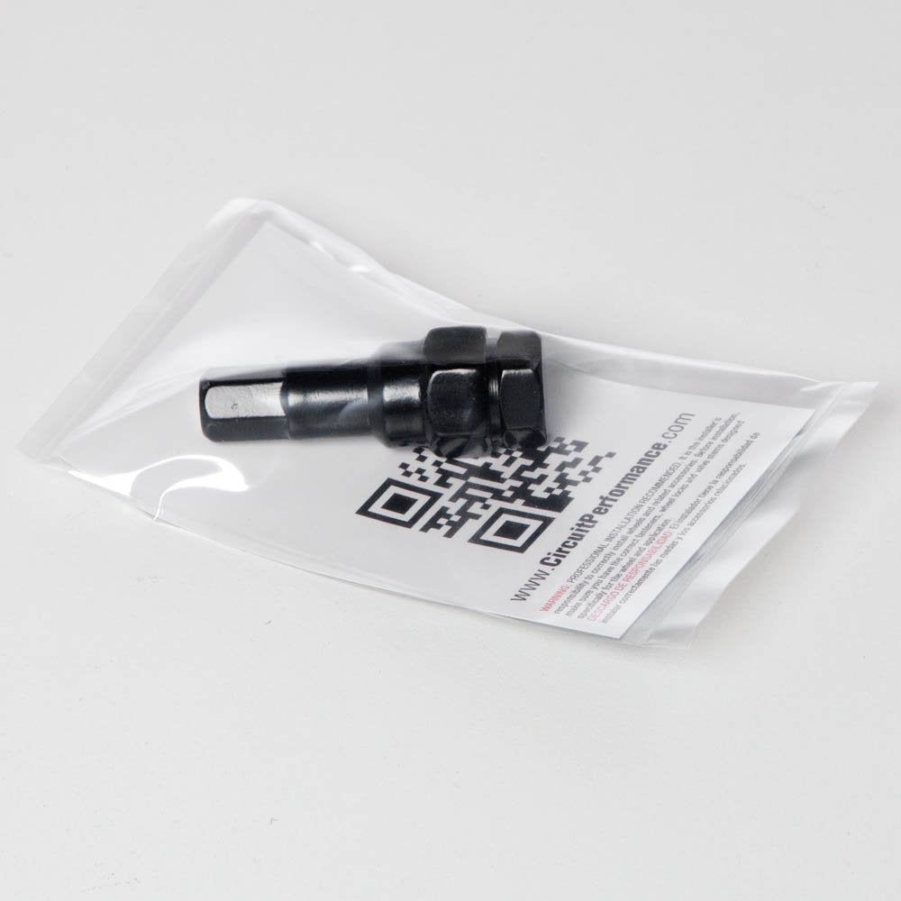 Circuit Performance Black 6 Sided Hex Tuner Tool Key Socket Adapter