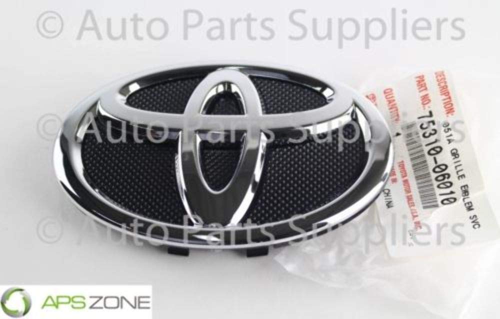 Toyota Grille Logo Emblem 75310-47010 - Genuine Chrome Metal Accessory