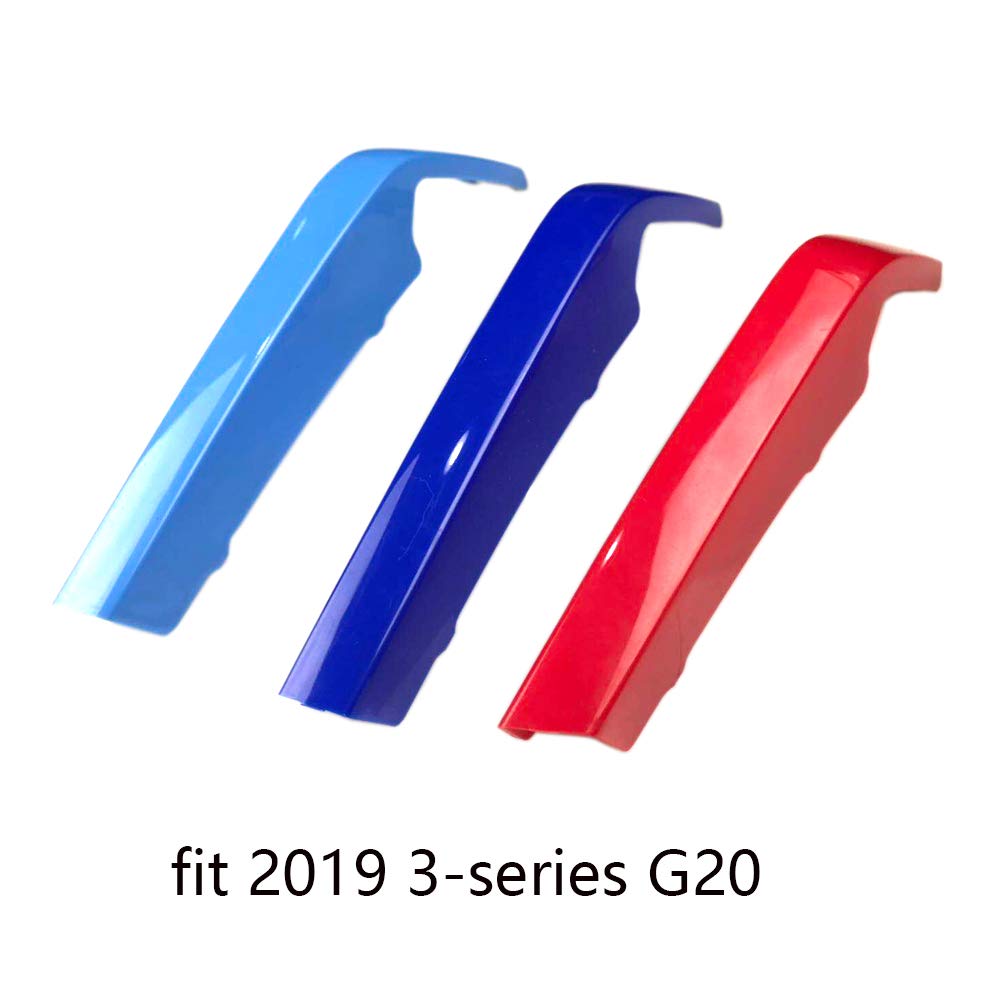 Lanyun Compatible With 2019-2022 Bmw G20 Grill 3 Series Accessories M Color Grill Insert Trims Grill Stripes Compatible With Bmw