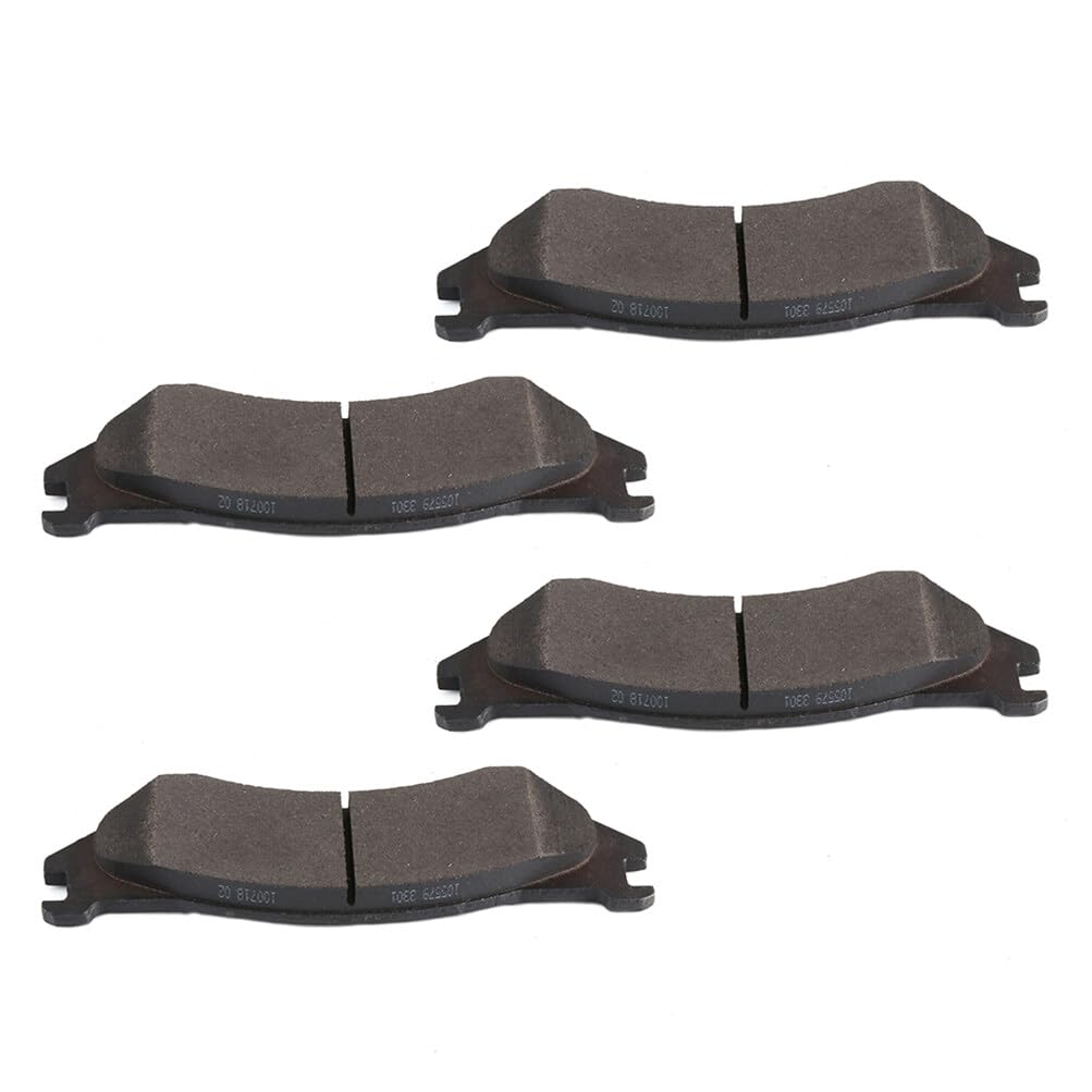 Cciyu D966 Front Semi-Metallic Disc Brake Pads Kit For Dodge For Durango 2003-2006,For Dodge Ram 1500 2002-2005 4Pcs
