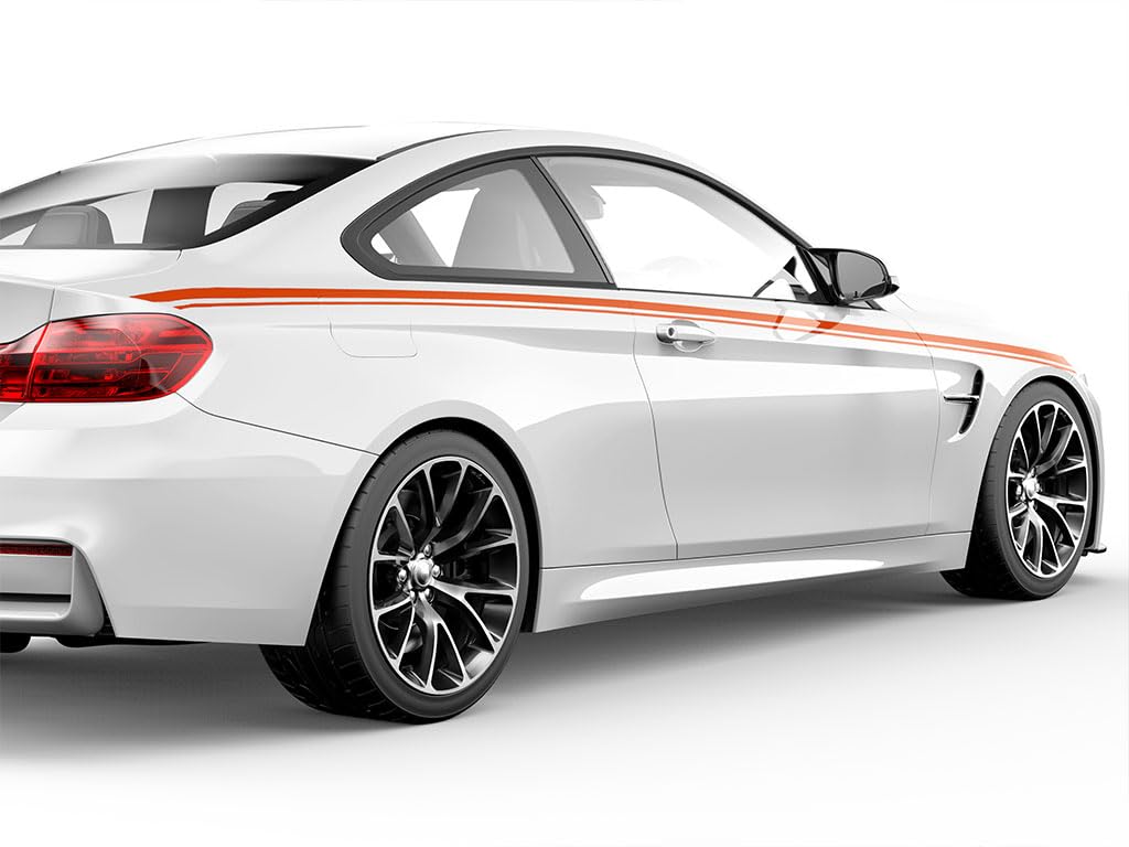 3M 50 Bright Orange Gloss Vinyl Pinstriping Tape - Vinyl Striping Lines Stickers, Striping (1In X 150Ft Roll)