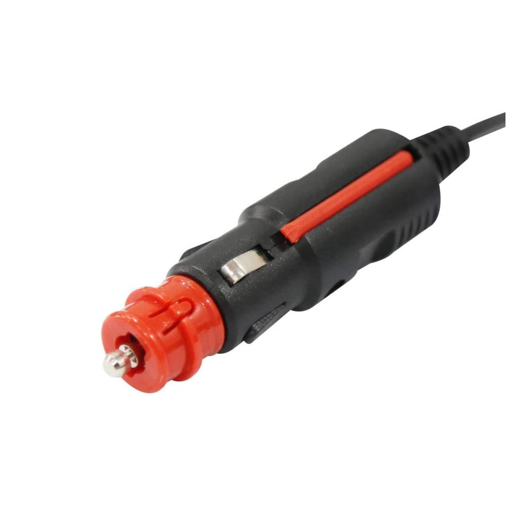 Silkgrace 12V/24V Cigarette Lighter Plug Dc Power Cord Power Cable For 12V Car Refrigerator Portable Car Refrigerator Fridge Freezer (Type)