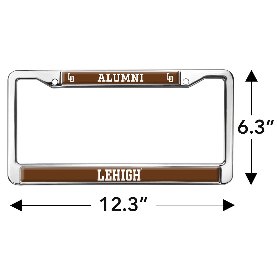GRAPHICS & MORE Metal License Plate Frame - Lehigh University Mountain Alumni Logo - Full Size, One Size