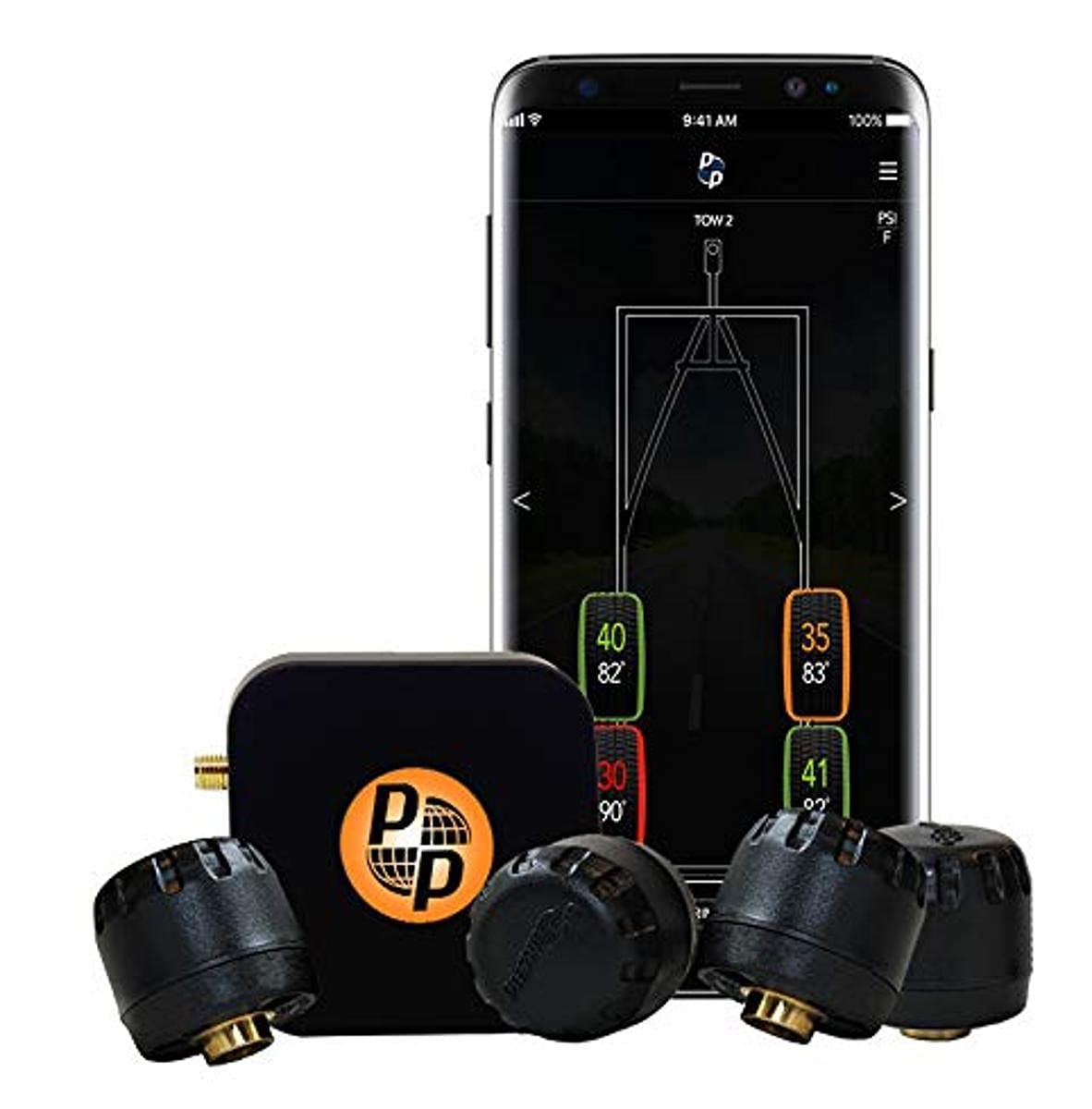 Jr Products Pressurepro Fx4K Tpms Kit 4-Wheel Application