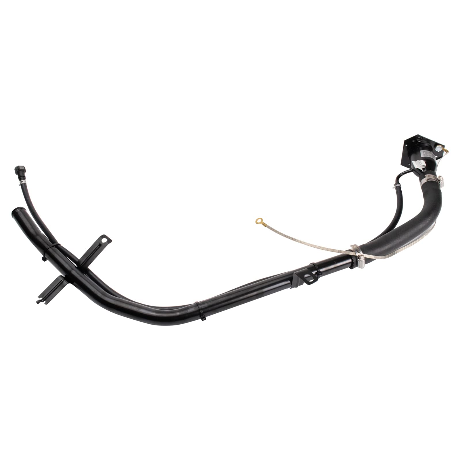 Trq Fuel Tank Filler Neck Black Compatible With 2004-2005 Cadillac Escalade Chevrolet Tahoe Gmc Yukon
