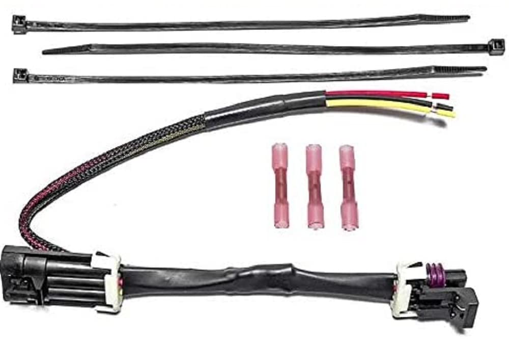 Muzzys Tail Light Whip Power Harness Adapter Splice Pigtail Jumper Fits: 2012-2023 Can Am Maverick X3, Max, X-Ds, Etc. For Power
