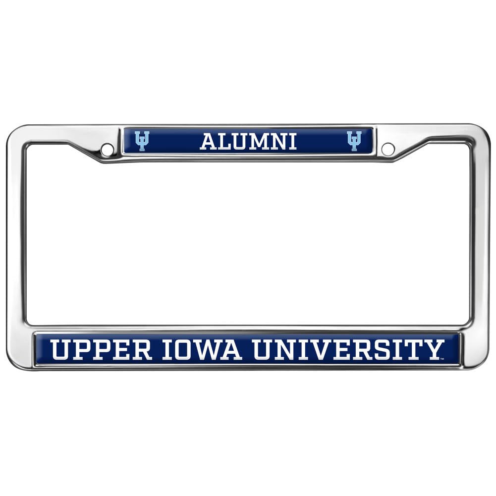 Upper Iowa University Alumni Full Size Standard License Plate Metal Frame