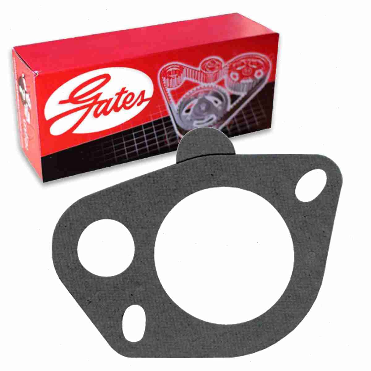 Gates Coolant Thermostat Housing Gasket compatible with Ford F-150 4.9L 5.0L 5.8L L6 V8 1975-1996