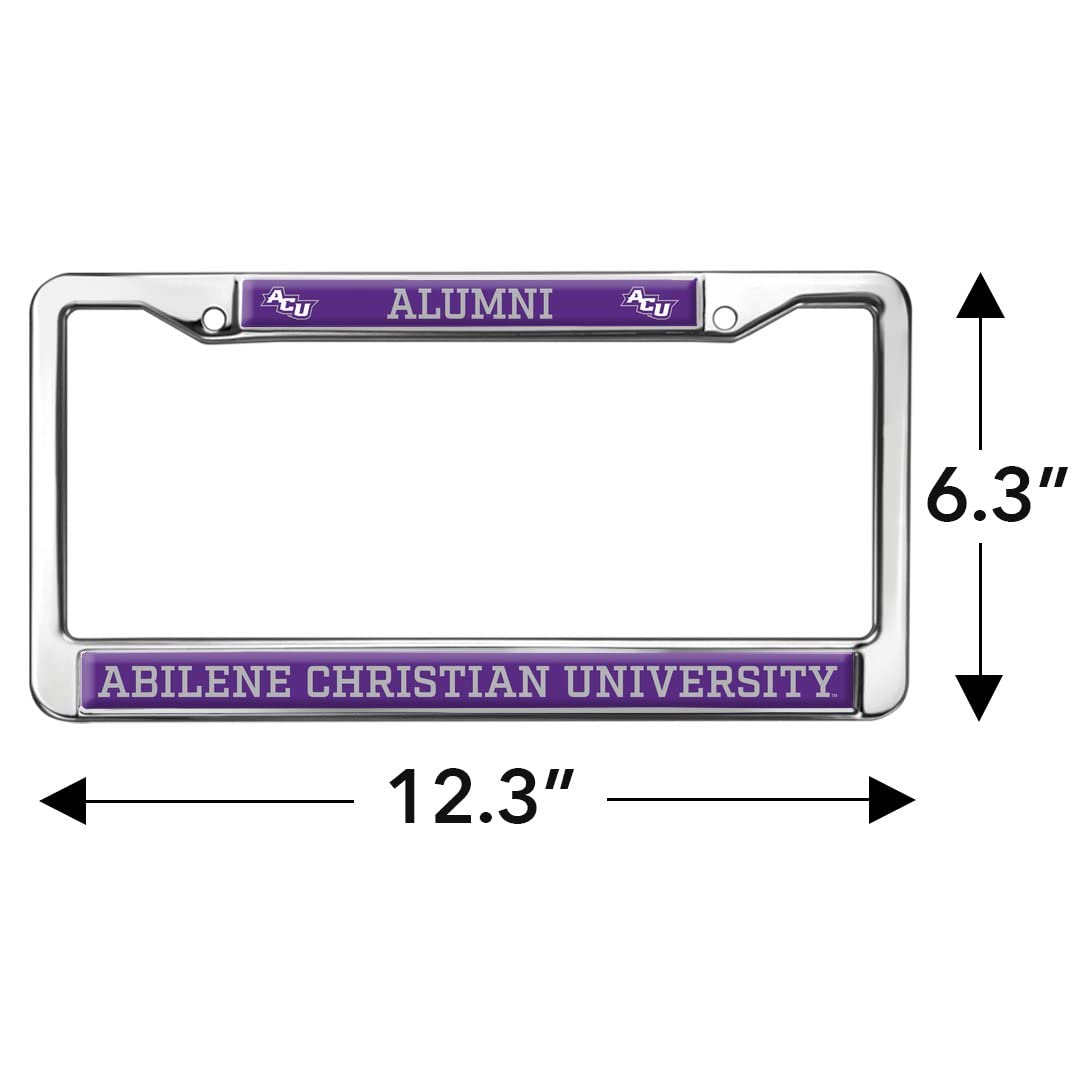 Abilene Christian Alumni Logo Full Size Standard License Plate Metal Frame