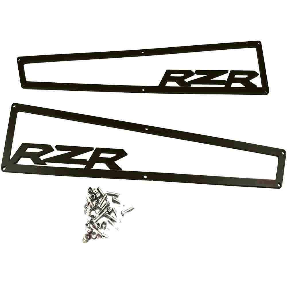 BOFiNEHY Side Vent Covers for 2014-2018 Polaris RZR XP 1000 & Turbo, Anodized Black Aluminum, Includes Stainless Steel Hardware, 1 Pair