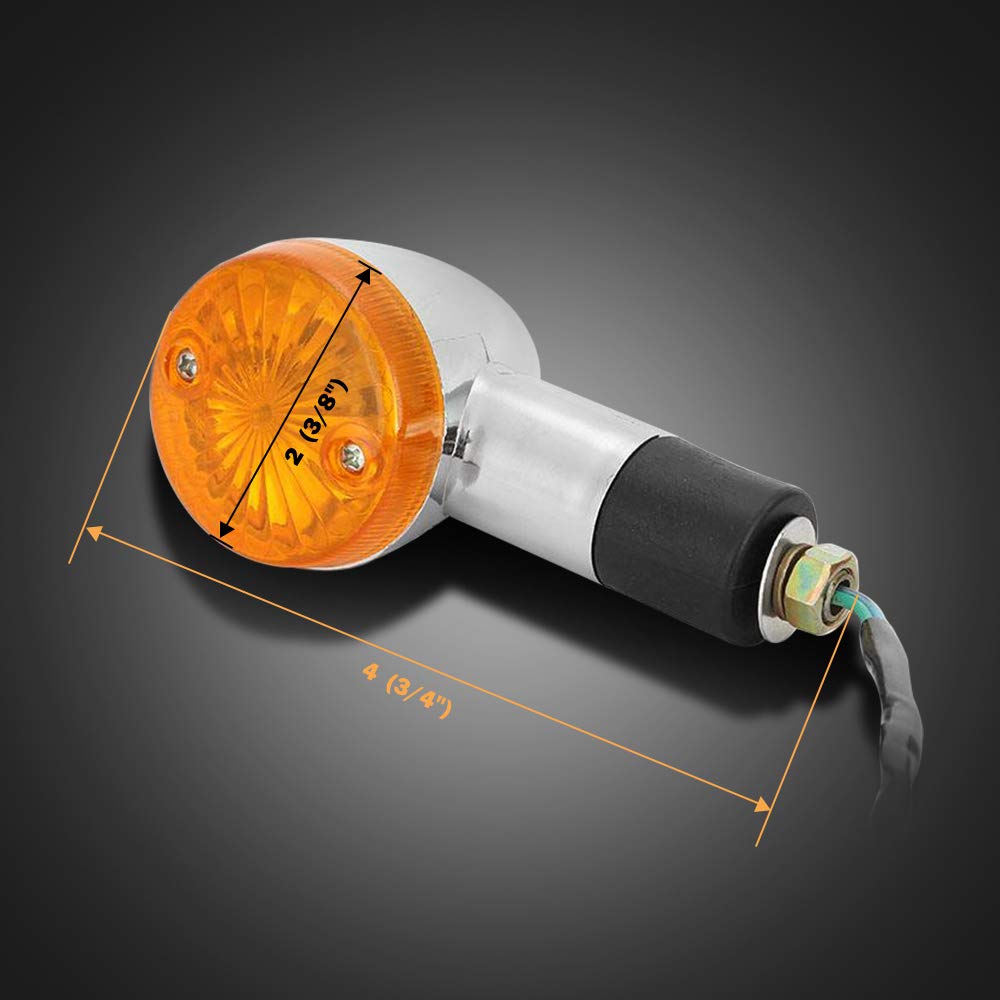 Oxmart Motorcycle Turn Signals 4Pcs Universal Front Rear Turn Signal Lights For Honda Harley Kawasaki Suzuki Yamaha Motorcycle S