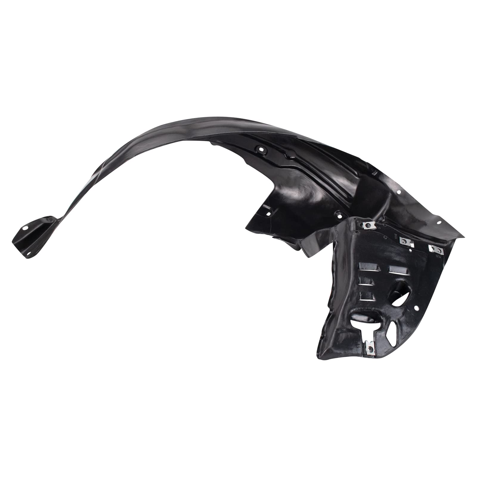 Trq Inner Fender Liner Set Compatible With 2012-2014 Acura Tl Ac1248133 Ac1249133