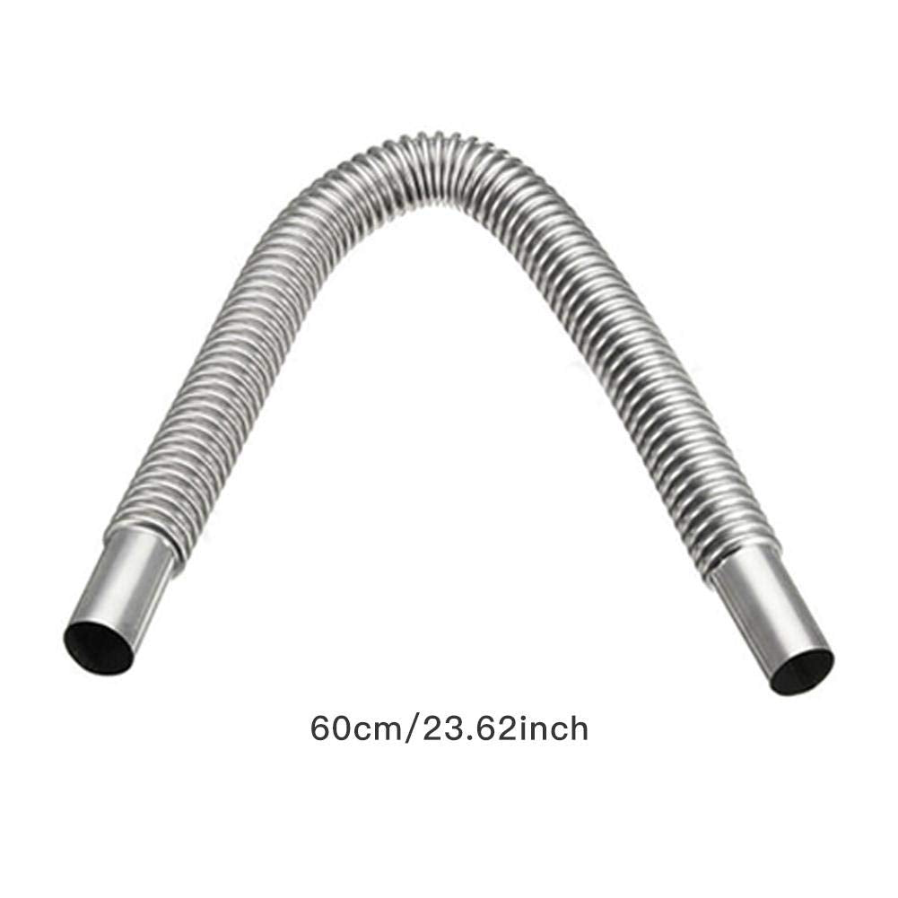 COLOR TREE 1 Inch Stainless Steel Exhaust Pipe for Parking Air Heater 60CM Silver - Model SKUB09259
