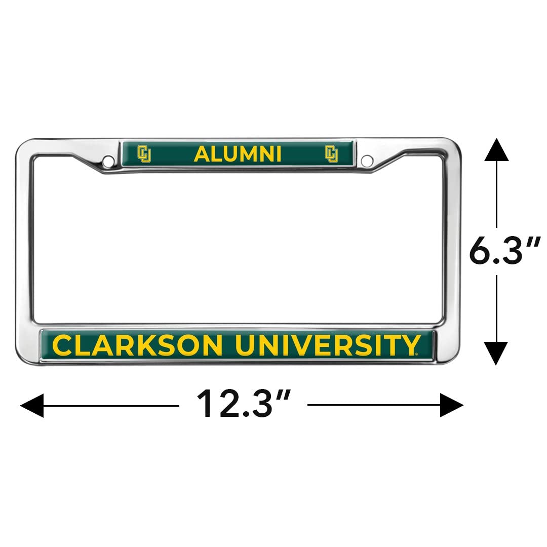 GRAPHICS & MORE Full Size Metal License Plate Frame - Clarkson University Alumni Design, One Size