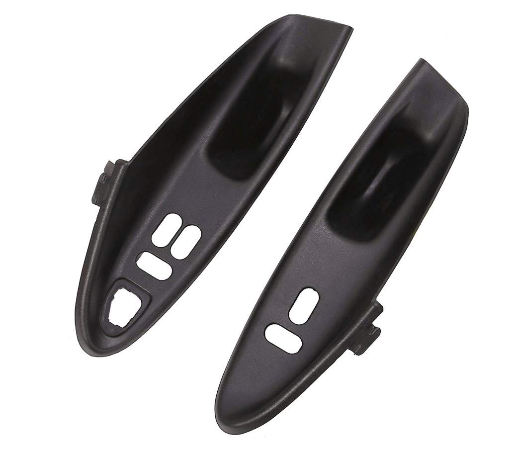 ECOTRIC Door Panel Pull Handle for 1994-2004 Mustang, Black, Plastic, Model CA-92, Pair Set for 2-Door Coupe