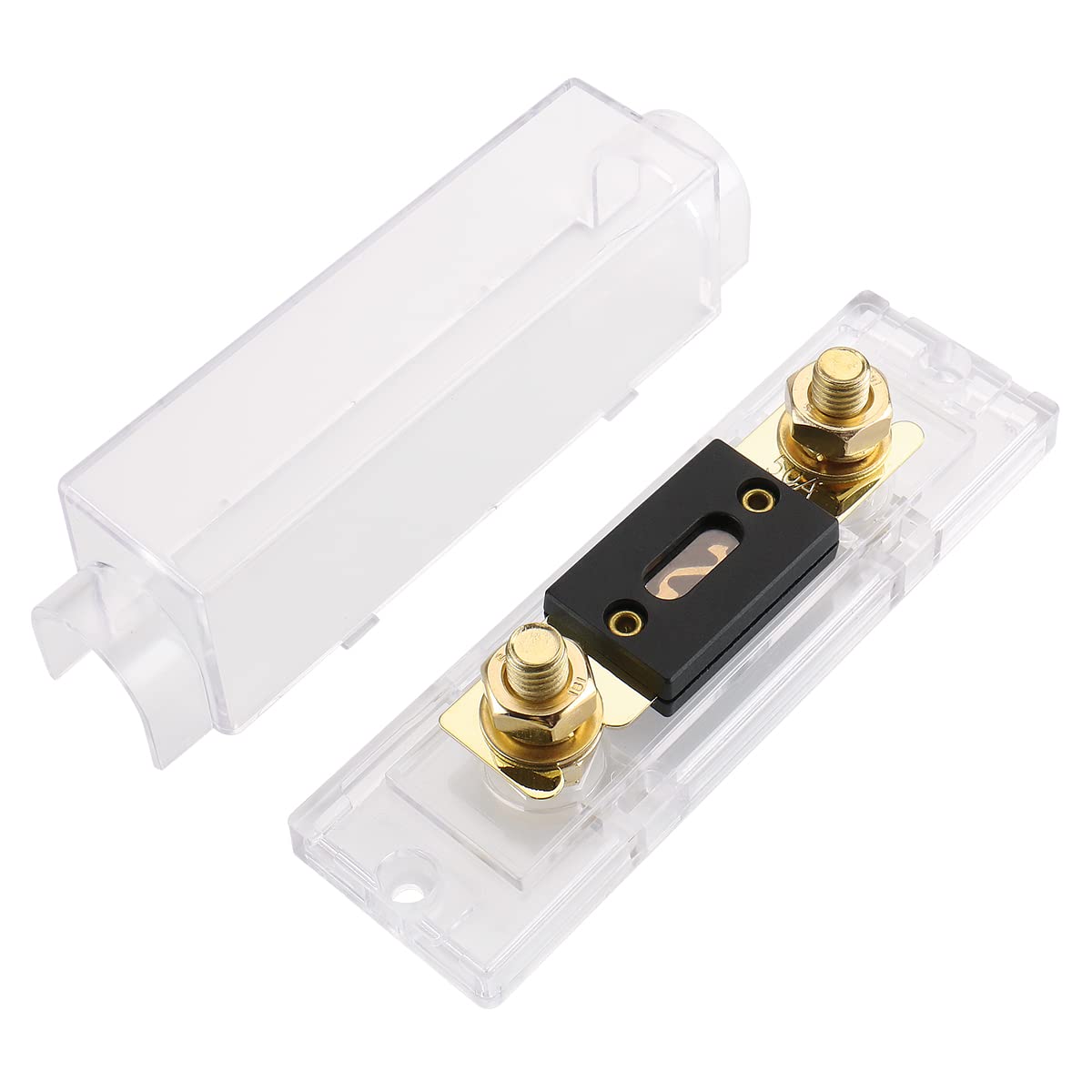 Baomain Anl Fuse Holder Kit With 50A Fuse - For Car Audio & 12V/24V Systems (50 Amp.)