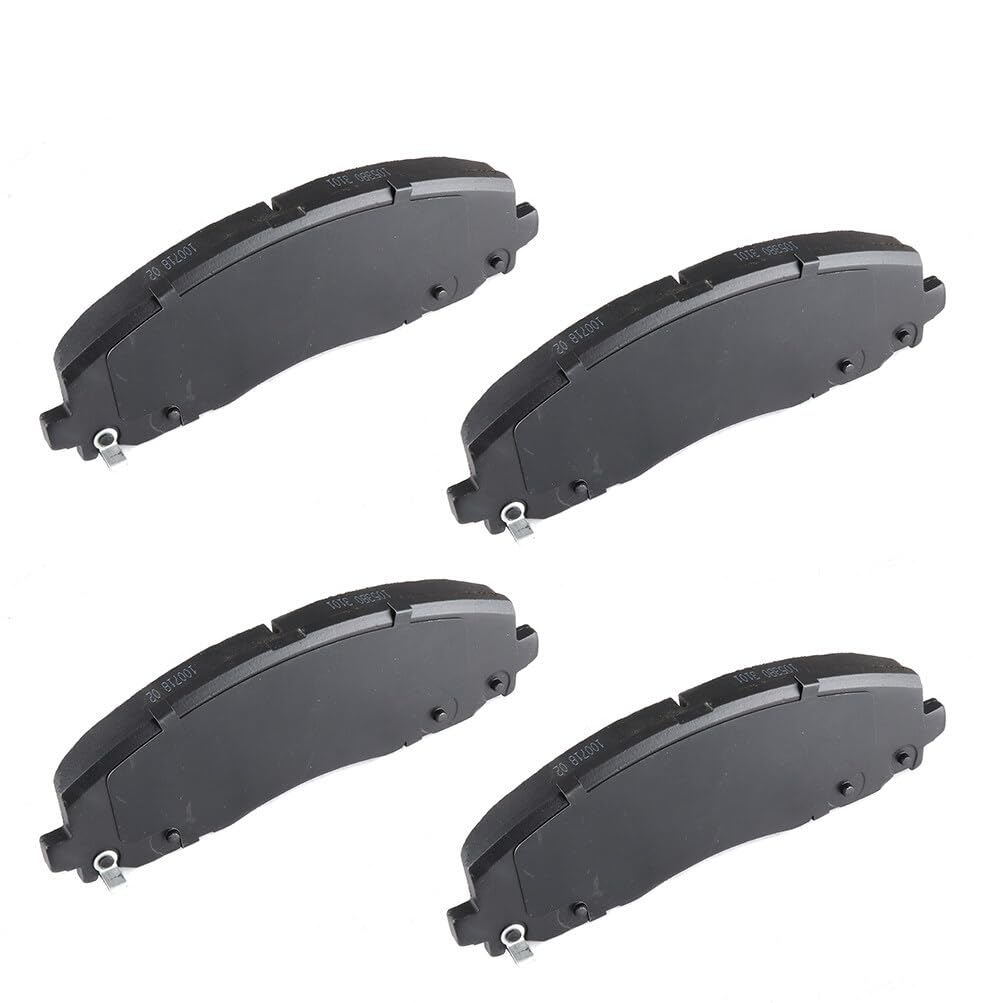Cciyu D1589 Front Semi-Metallic Disc Brake Pads Kit For Chrysler Pacifica Town & Country For Dodge Grand Caravan Journey For Jee