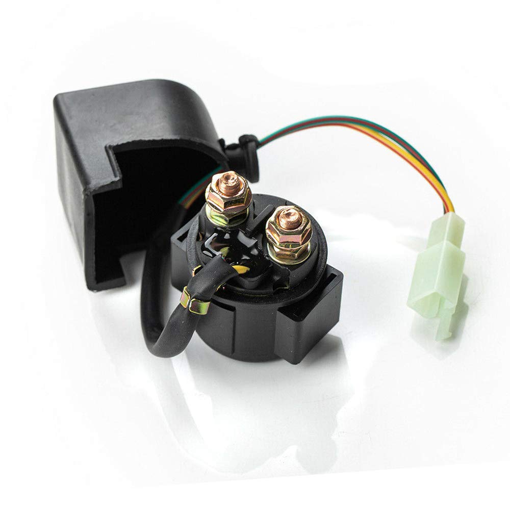DKIIGAME Solenoid Starter Relay for 50cc-125cc ATV, Dirt Bike, Scooter - Model dk-mc-s011