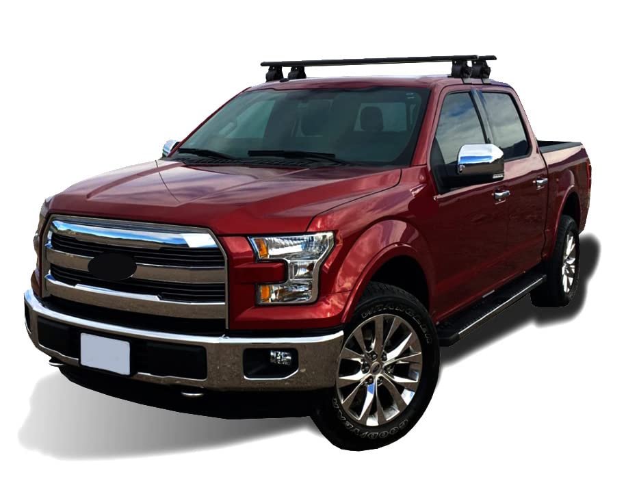 Black Horse Off Road Black Horse Traveler Cross Bar Black Compatible With 2013-2023 Ram 1500|2015-2023 Ford F-150|2013-2022 Chevrolet Silverado 1500|2016-2023 Toyota Tacoma-Tr-60Bk
