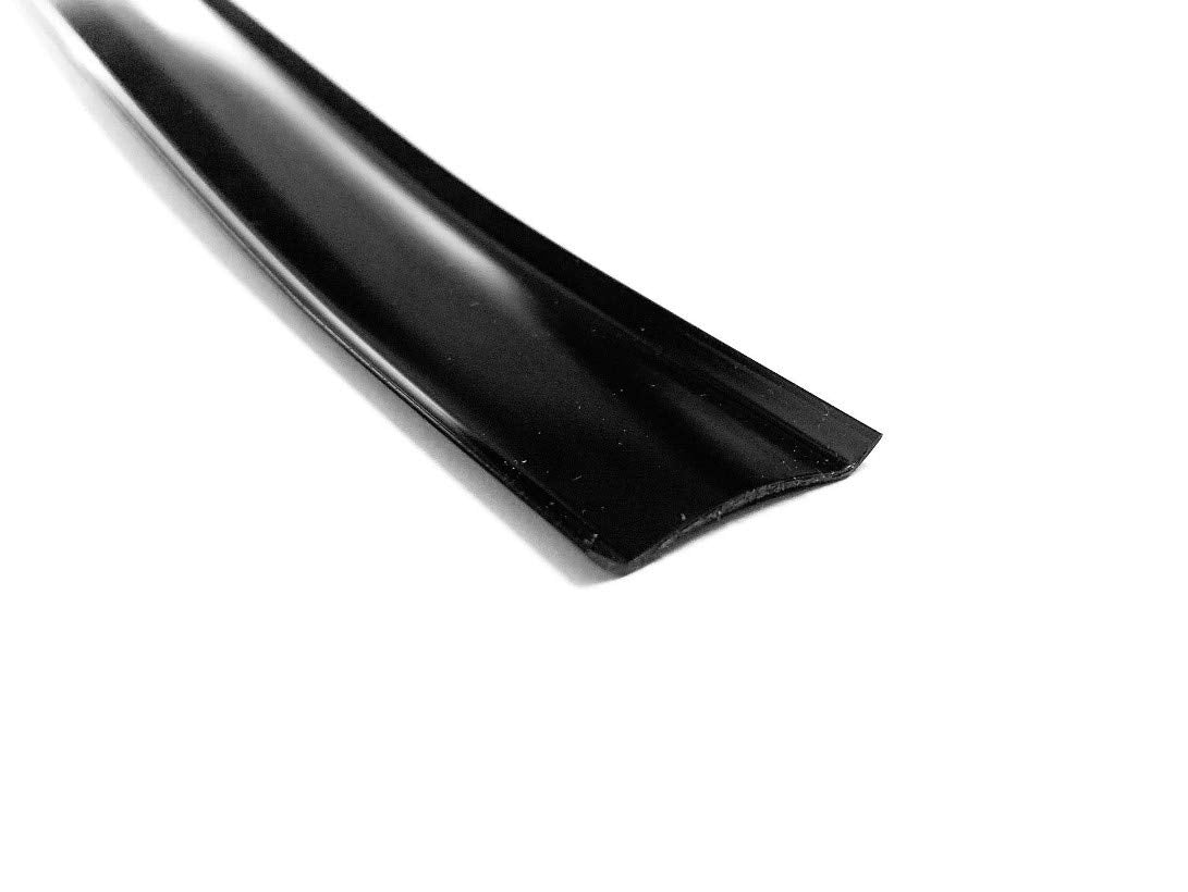 Qpn Black Vinyl 7/8" Insert Molding Trim Screw Cover Rv Camper Travel Trailer (35 Ft, Black)