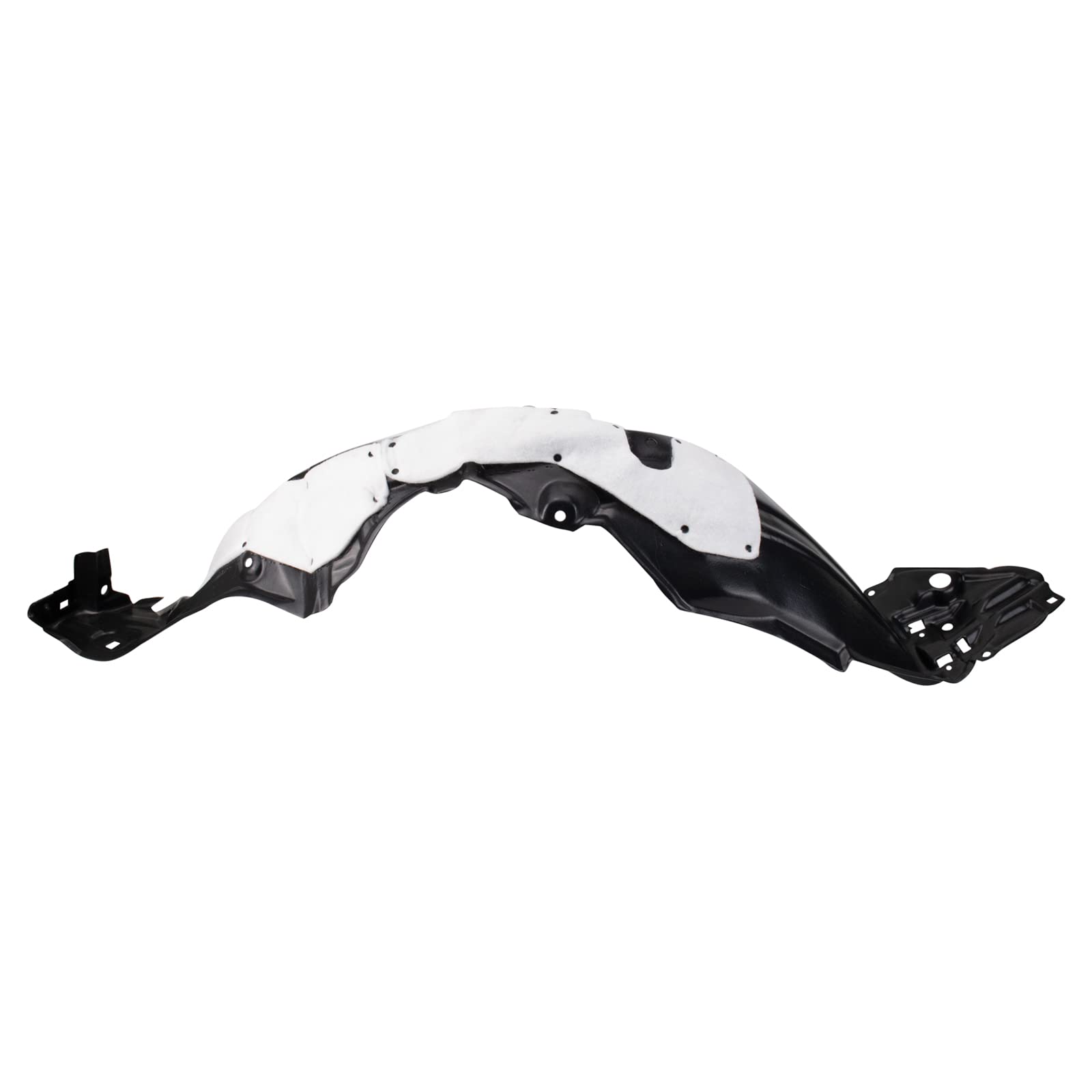 Trq Inner Fender Liner Set Compatible With 2015-2017 Toyota Prius C To1248212 To1249212