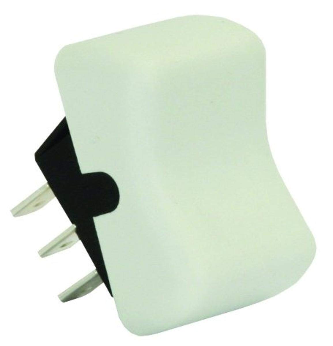 JR Products 13075 White SPDT On/On Switch