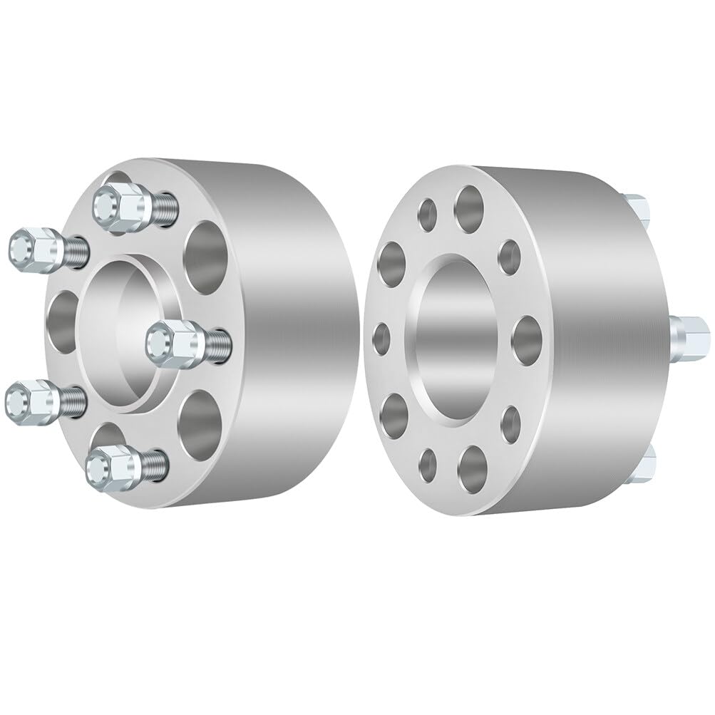 ECCPP 2PCS 2.5 inch hub Centric Wheel Spacers 5x4.75 to 5x4.75 5x120.65mm with 12x1.5 Studs 70.5mm hub bore fits for 1988-2005 f