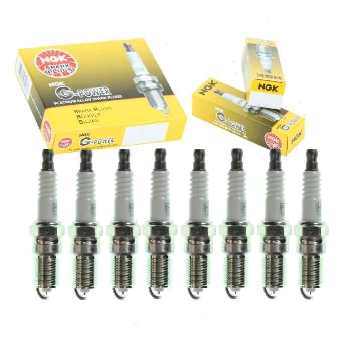 8 pc NGK G-Power Spark Plugs compatible with Chevrolet Silverado 1500 4.8L 5.3L 6.0L 6.2L V8 1999-2013