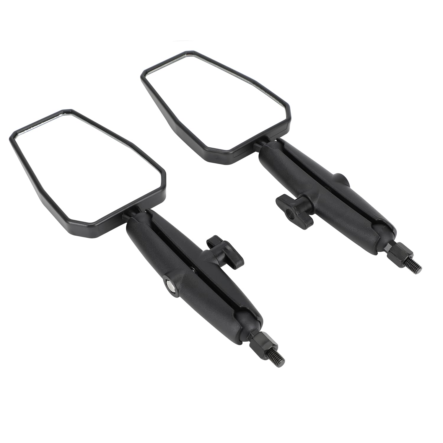IUVWISN Motorcycle Rear View Mirror 8/10MM Angle Adjustable Aluminum Mirror Universal for KLR 650 CRF300L DRZ400 KLX300 390/790/