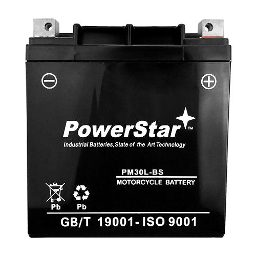 Powerstar Replaces Yix30L, Yb30L-B Battery Compatible With Polaris Sportsman 600 700 800