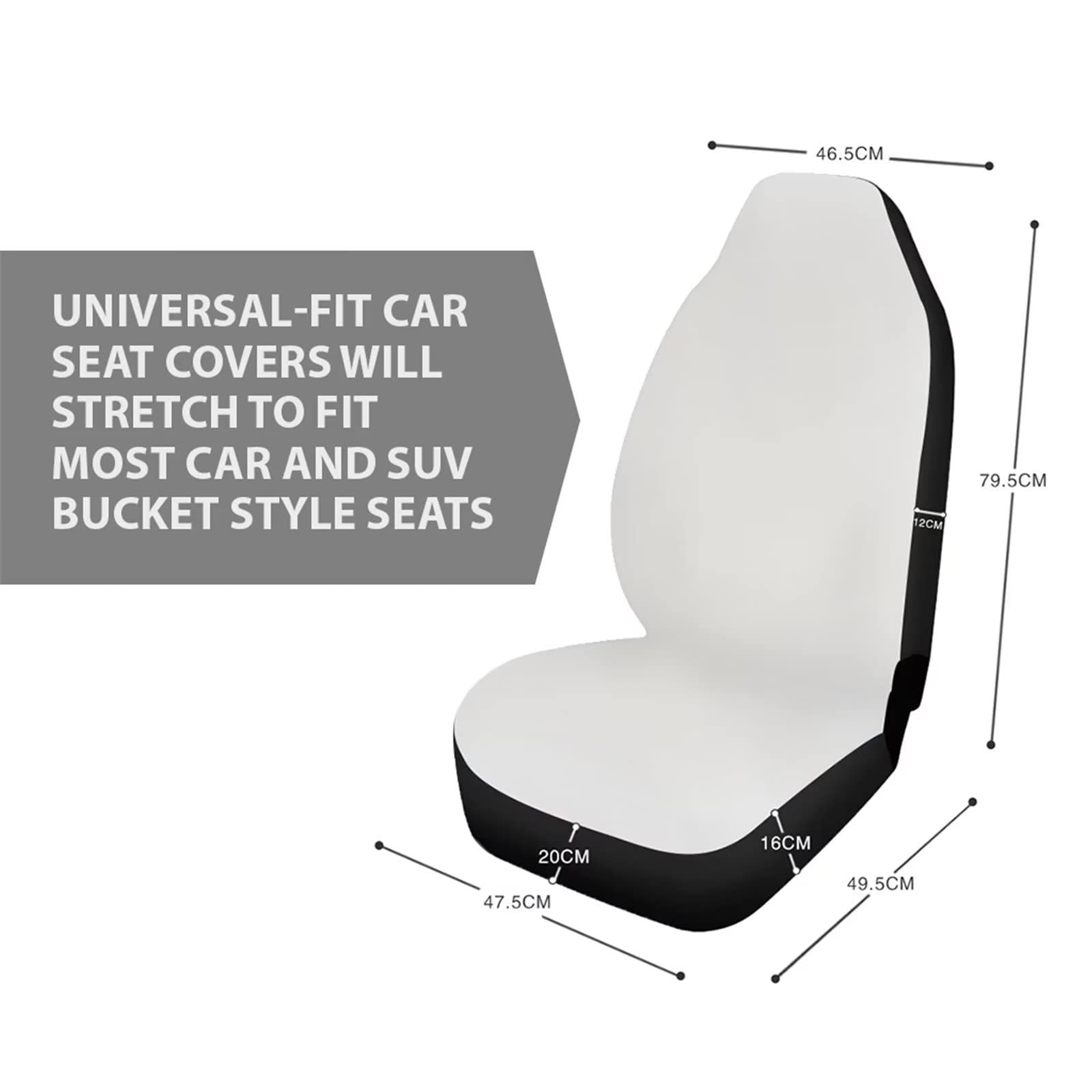 Poceacles Mushroom Snail Flower Car Seat Cover Protector Front Seat Cover SUV Car Full Set for Women Bucket Seat Cover Blanket P