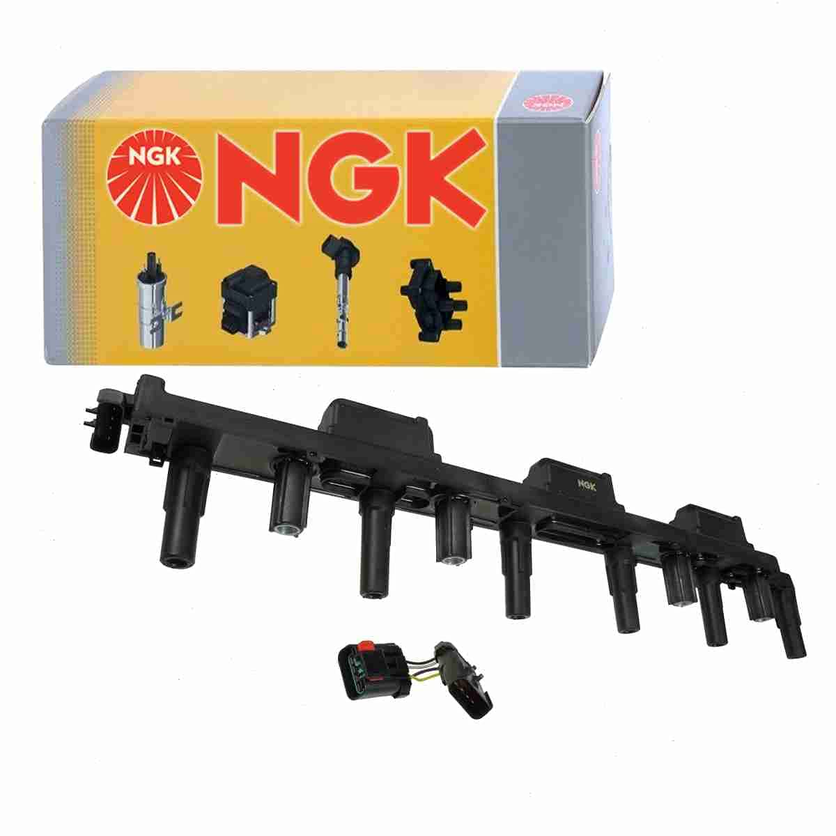 NGK Ignition Coil compatible with Jeep Cherokee 4.0L L6 2000-2001