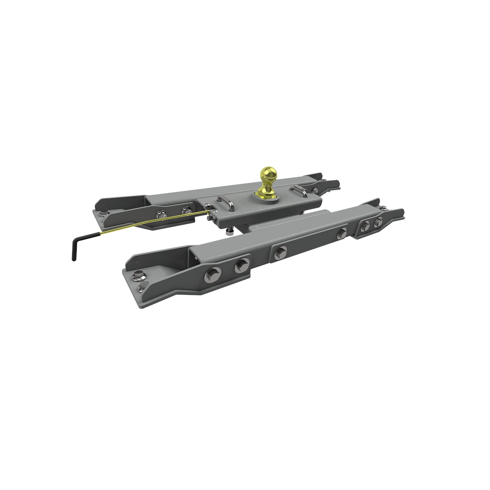 B&W Trailer Hitches Turnoverball Gooseneck Hitch - GNRK1020 - Compatible with 2020-2025 Chevrolet/GMC 2500 & 3500 Trucks