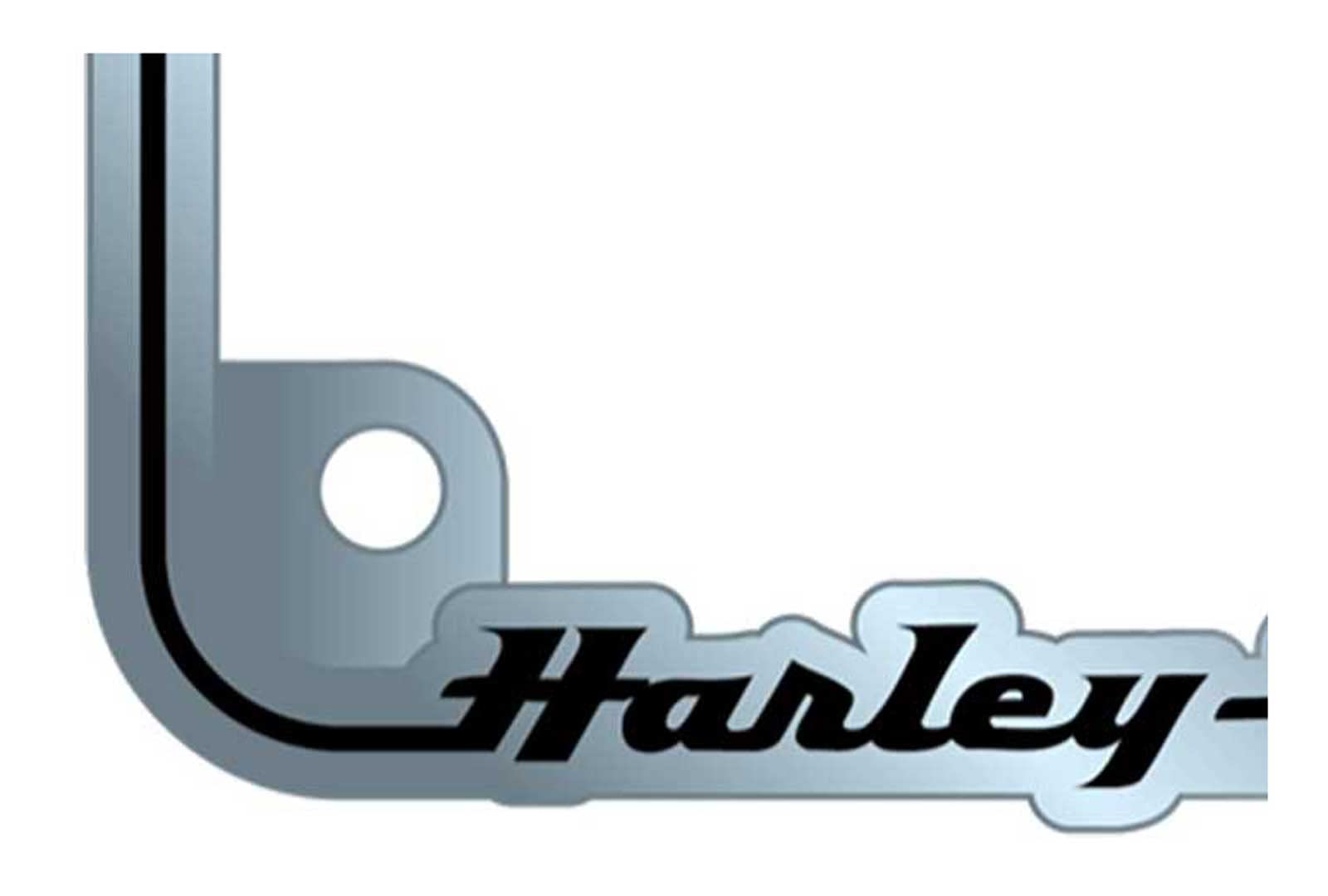 Chroma Cg42901 Harley-Davidson Script Chrome Motorcycle Frame