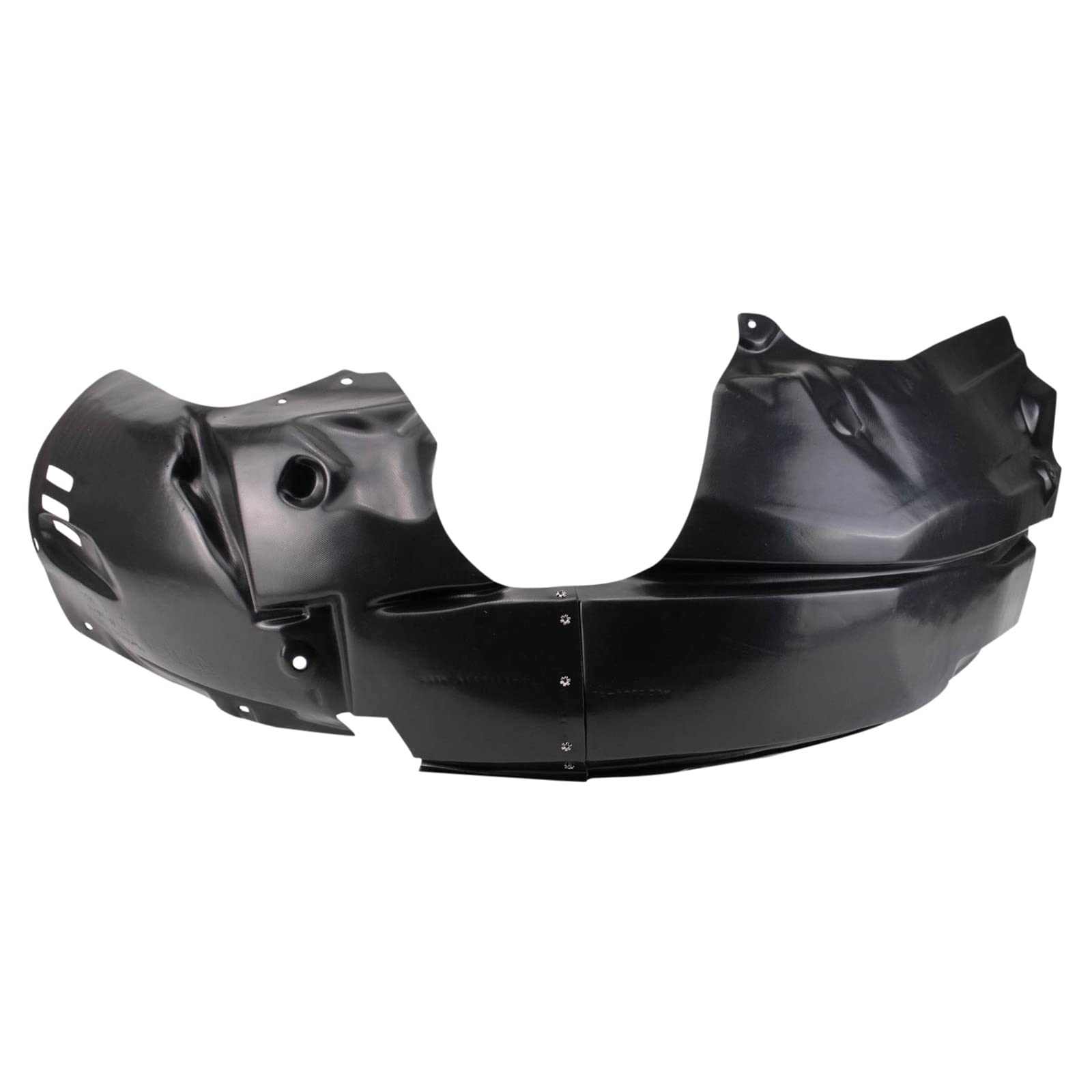 Trq Inner Fender Liner Set Compatible With 2011-2013 Ford Fiesta Fo1248153 Fo1249153