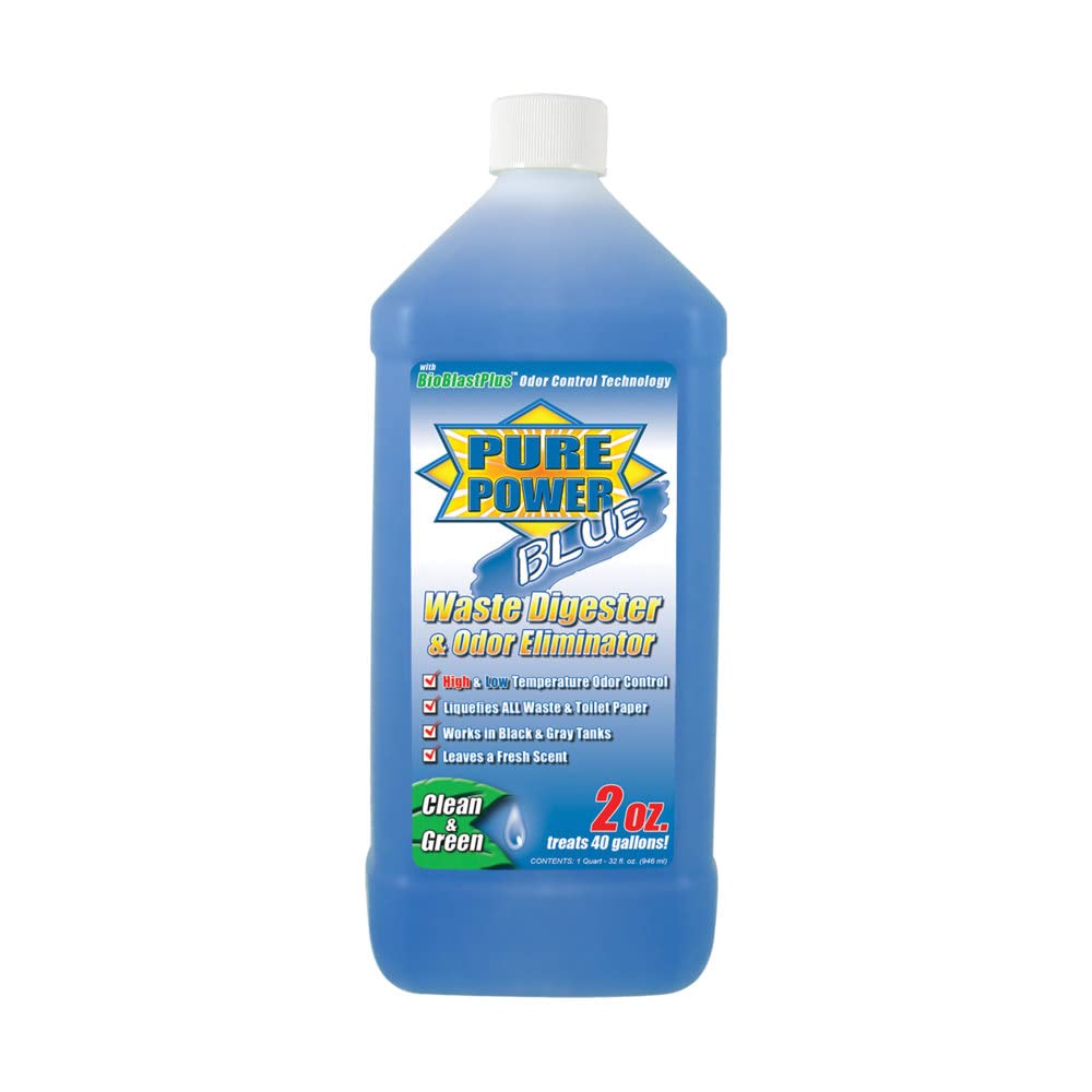 Valterra V23002 Pure Power Blue Waste Digester and Odor Eliminator - 32 oz. Bottle