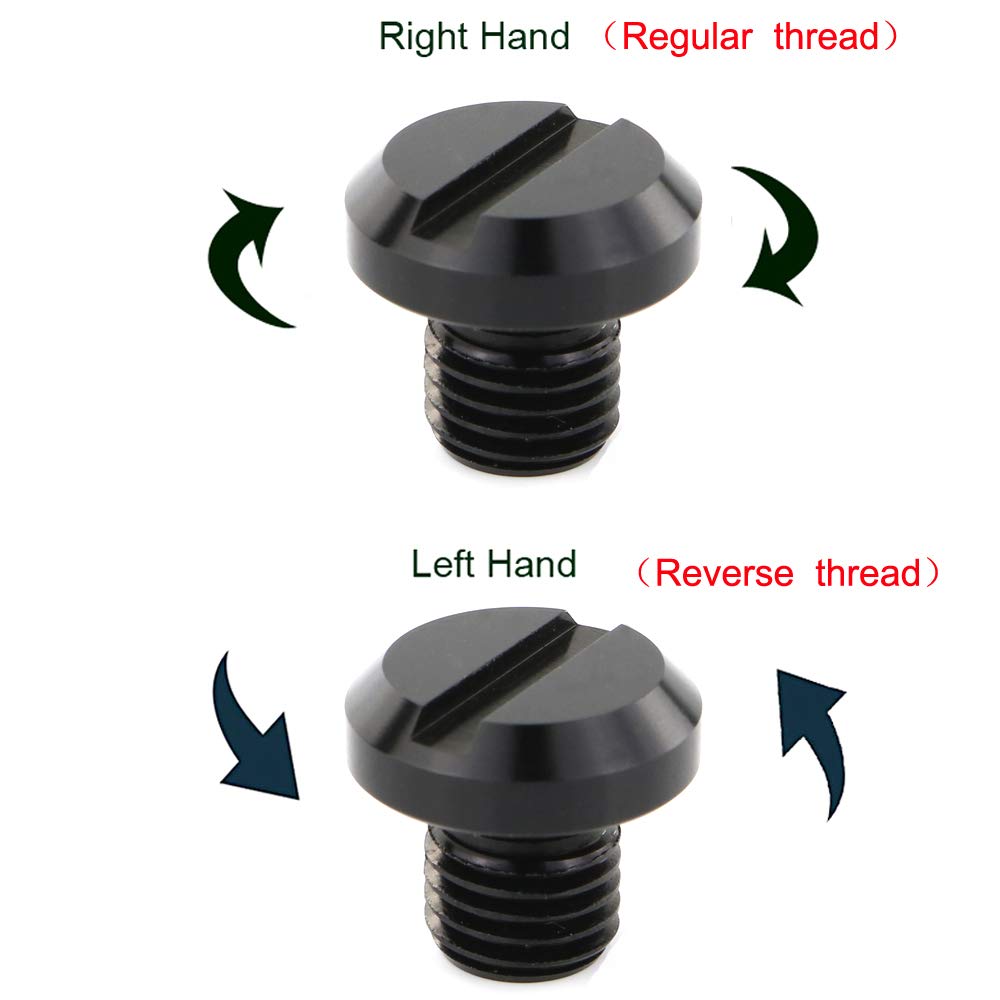 Xitomer M10-1.25 4Pcs Mirror Blanking Plugs Hole Plugs, Fit For Drz400 Grom Msx125, Fz07 / Fz1, Z800 / Z900Rs, Street, Sv650 Mt-