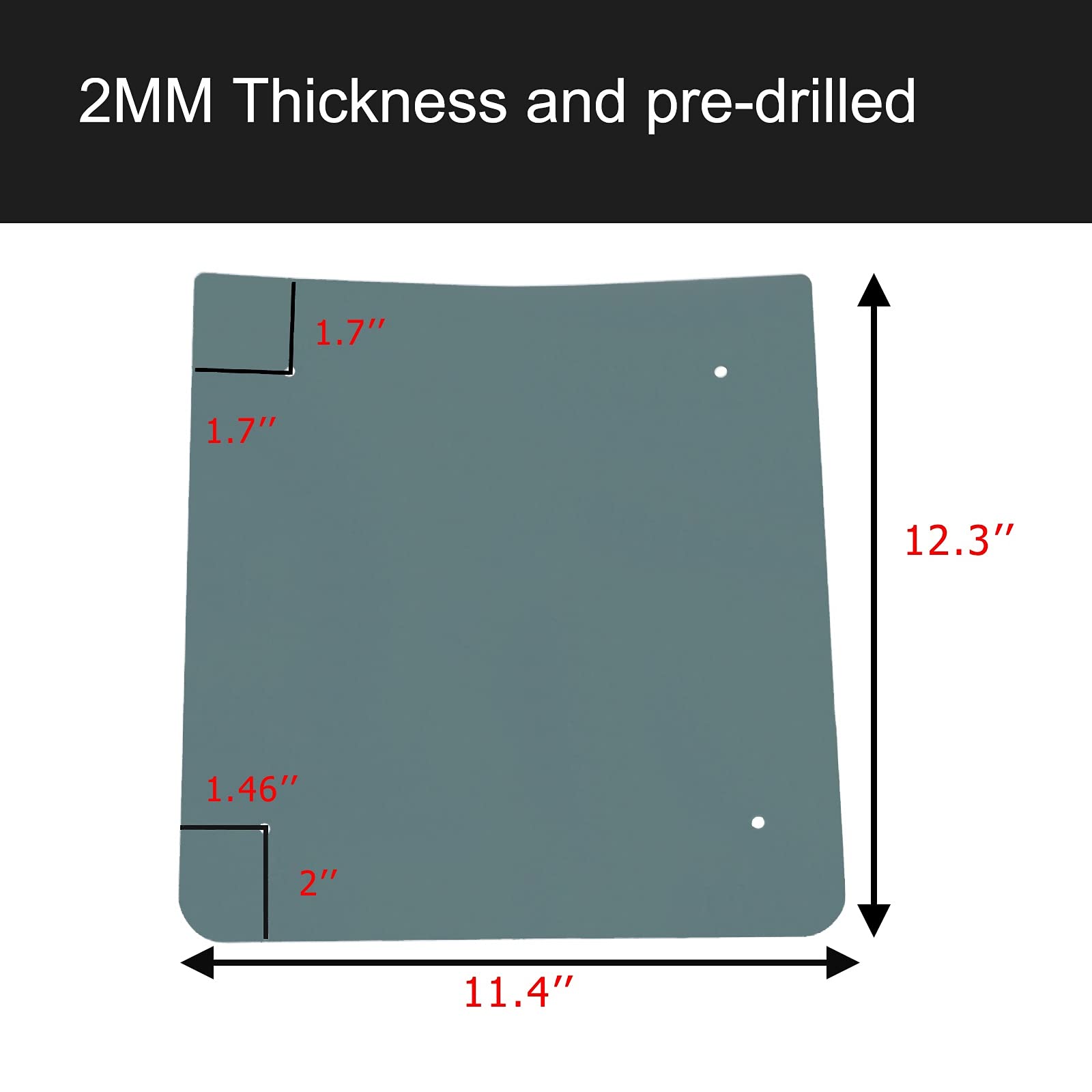 Laser Cut Tour Pack Inner Reinforcement Metal Base Plate For Harley Touring Road Glide, Road King, Street Glide, Glide Ultra, Ul