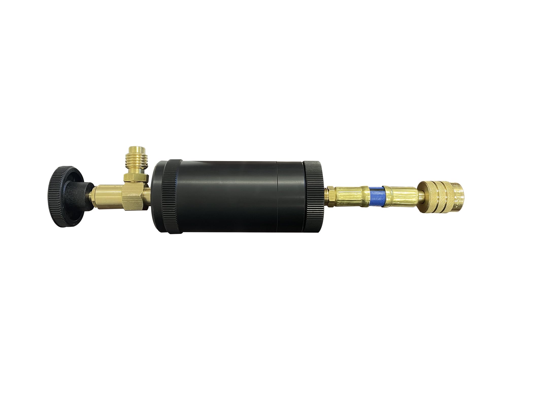 Mastercool 82375 Standard Oil and Dye Injector for R134a A/C Systems - 2 oz Heavy-Duty Canister - 1/2    Acme-M x 1/2    Acme-F 