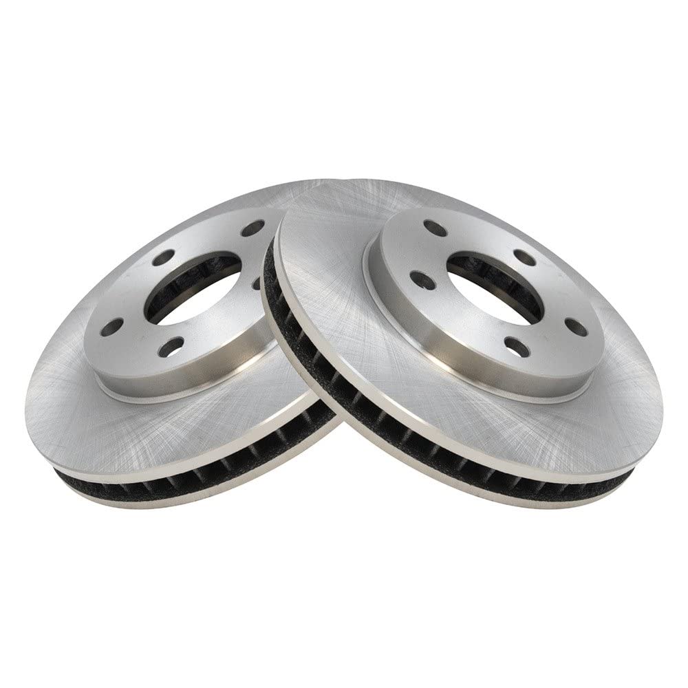 Trq Front Disc Brake Rotor Pair Set Compatible With 88 / Bonneville/Century/Grand Prix/Intrigue/Lesabre/Montana/Regal/Silhouette