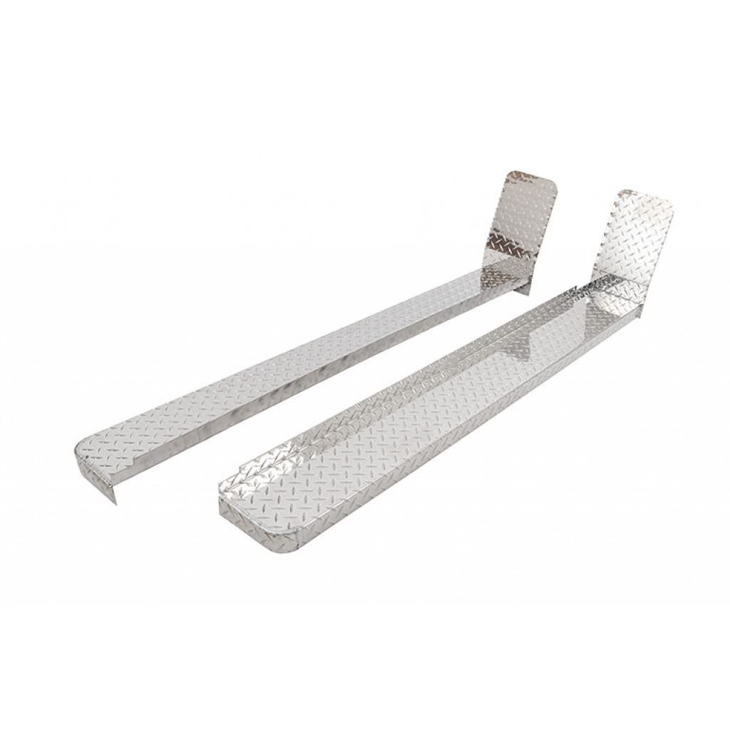 Dee-Zee Running Boards for Ford E-350 Super Duty 1999-2012 | Cut-A-Away | 37In | Silver