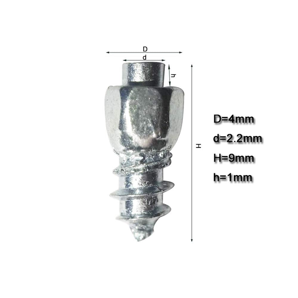 Marrkey 9Mm Tires Studs Screw Ice Snow Carbide Spikes Wheel Tyres Studs For Bicycle Bike Fat Bikes And Running Shoes Boots With