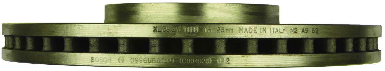 BOSCH 14010019 QuietCast Premium Disc Brake Rotor - Compatible with Select Audi A4, A6 Quattro, Allroad Quattro, S4, S6; FRONT -