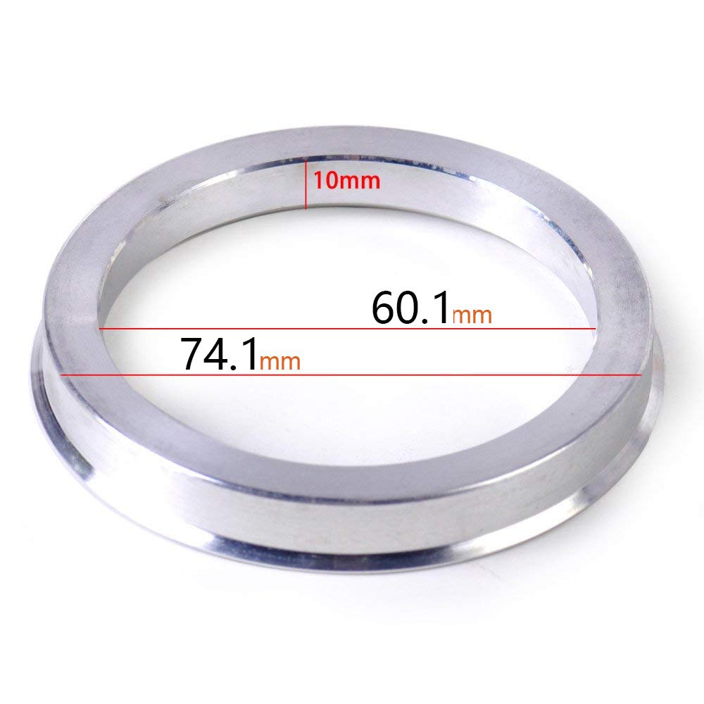 Zhteapr Wheel Hub Centric Rings 60.1 To 74.1 Od=74.1Mm Id=60.1Mm Aluminium Alloy Wheel Hubrings 74.1 To 60.1 4Pcs